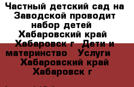Частный детский сад на Заводской проводит набор детей - Хабаровский край, Хабаровск г. Дети и материнство » Услуги   . Хабаровский край,Хабаровск г.